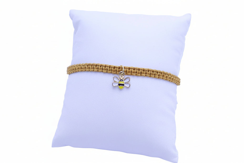 Bumblebee Macrame Friendship Bracelet