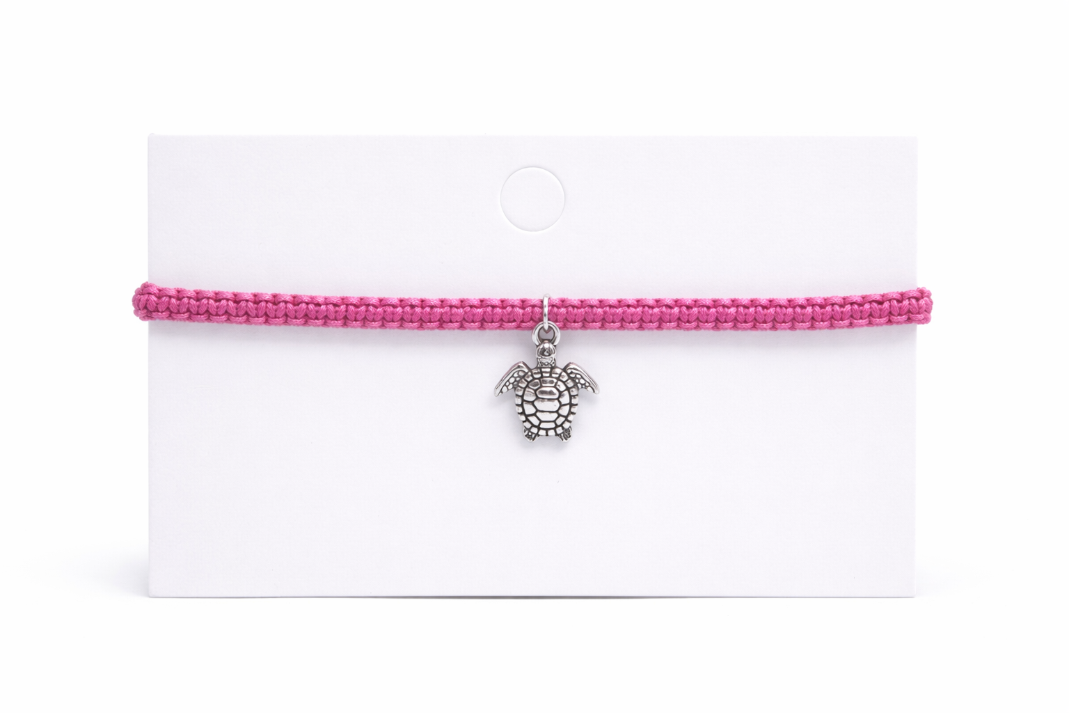 Close-up of turtle charm on handmade bracelet – ocean-inspired jewelry