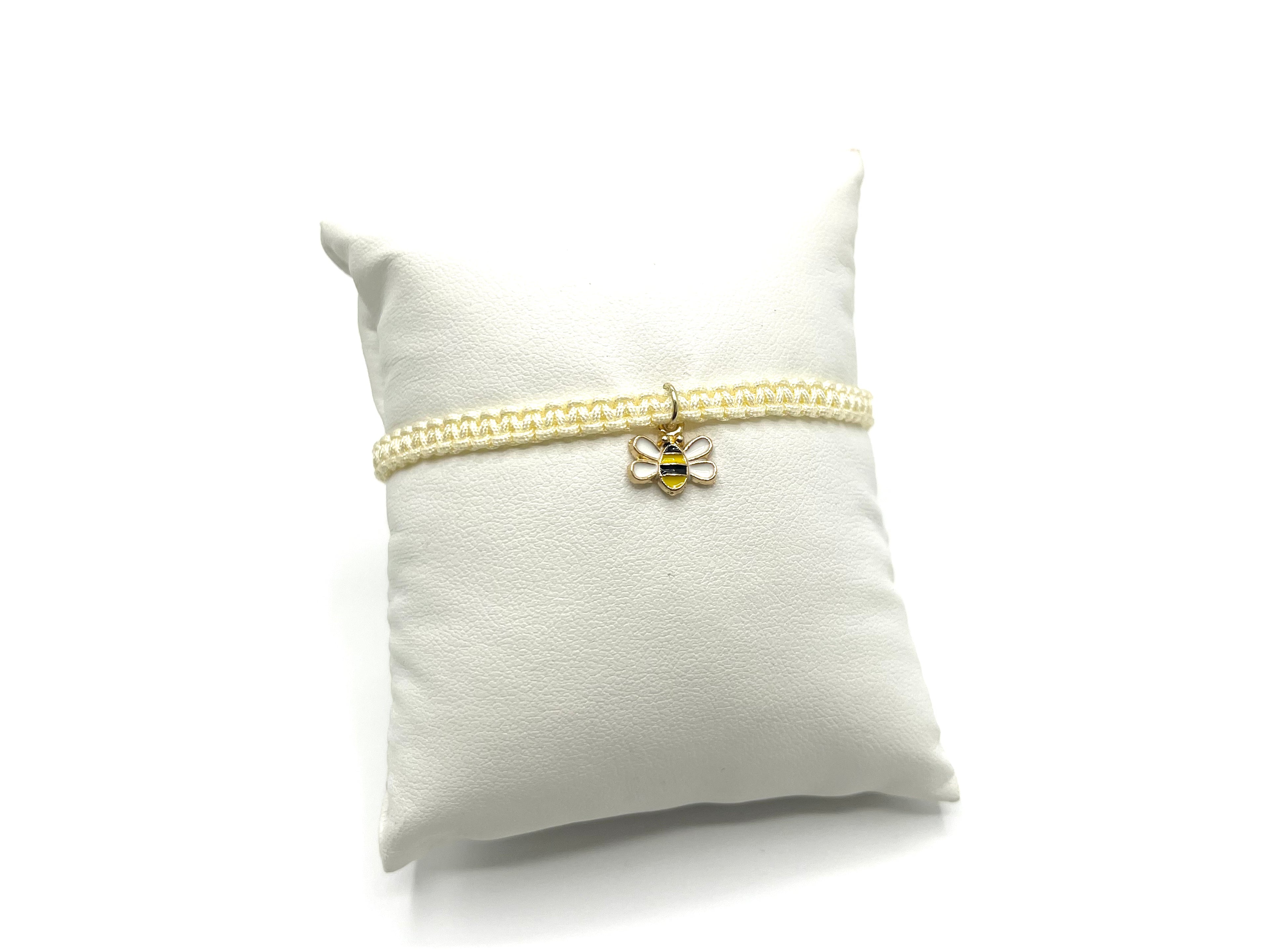 Bumblebee Macrame Friendship Bracelet