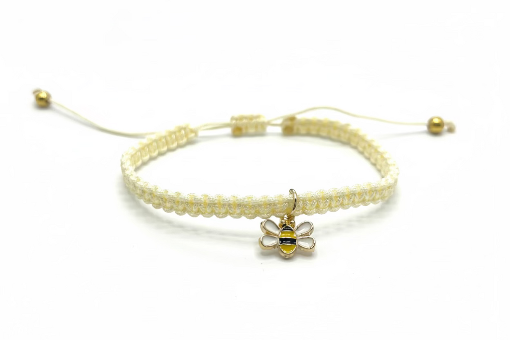 Bumblebee Macrame Friendship Bracelet