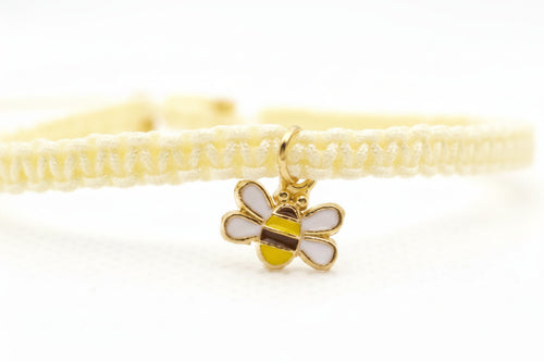 bumblebee macrame friendship bracelet adjustable boho jewelry