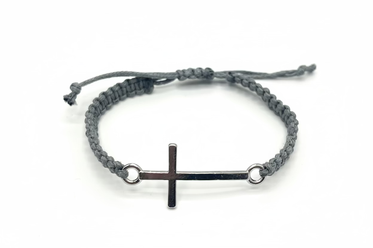 spiritual bracelet with cross charm for everyday wear